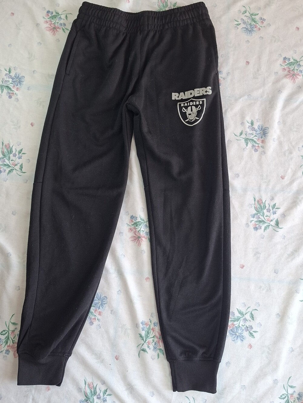 NFL Kids' Black Raiders Joggers-Trackpants